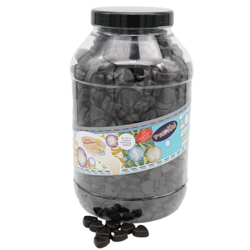 Deine Naschbox | Zuckerfreie Salzlakritz Herzen | 3kg Mega Pot | XXL Großpackung - Geschenk zum Valentinstag & für Lieblingmenschen - Gelatinefrei von PE ÄM