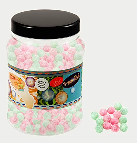 Deine Naschbox - Saure Bonbon Kugeln - Erdbeere & Apfel - 3 kg Süßigkeiten Pott - XXL Großpackung von PE ÄM
