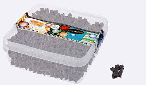 Deine Naschbox | Zuckerfreie große Lakritz Katzen | 1kg Naschbox | XL Großpackung für Party, Candybar & als Geschenk - Feste Süßholz Kätzchen Deine Naschbox | Zuckerfreie große Lakritz Katzen | 1kg Naschbox | XL Großpackung für Party, Candybar & als Geschenk - Feste Süßholz Kätzchen von PE ÄM