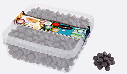 Deine Naschbox | Zuckerfreie Süße Lakritz Drops | 1kg Naschbox | XL Großpackung für Party, Candybar & als Geschenk - Gelatinefrei - Softe süße Bollen von PE ÄM