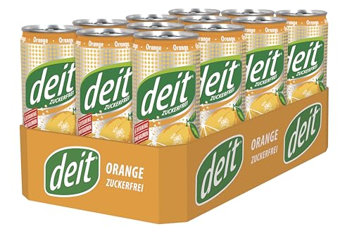 DEIT Orange Dose, 12er Pack, Einweg (12 x 330 ml) von Deit