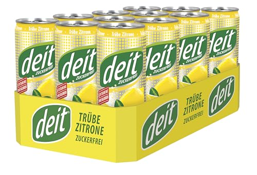 DEIT Trübe Zitrone Dose, 12er Pack, Einweg (12 x 330 ml) von Deit