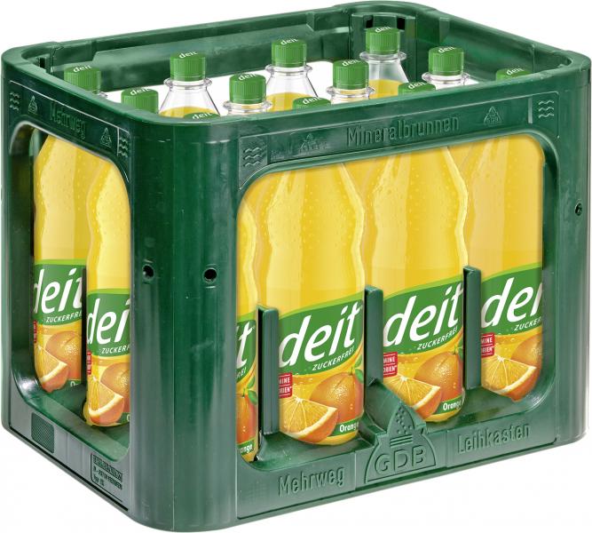 Deit Orange PET (Mehrweg) von Deit