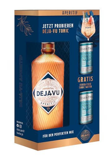 Oriental Déjà-Vu Aperitif I Geschenkset I Die Essenz der Ferne I Ingwer, Kardamom & fruchtige Grapefruit-Note I 700 ML Déjà-Vu und 2 GRATIS Fever Tree Mediterranean Tonic Water Dosen Oriental Déjà-Vu Aperitif I Geschenkset I Die Essenz der Ferne I Ingwer, Kardamom & fruchtige Grapefruit-Note I 700 ML Déjà-Vu und 2 GRATIS Fever Tree Mediterranean Tonic Water Dosen von Déjà-vu