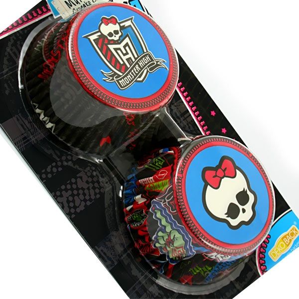 Muffinförmchen Monster High, 50 Stück in zwei Designs, für leckere Themenmuffins von Dekoback GmbH