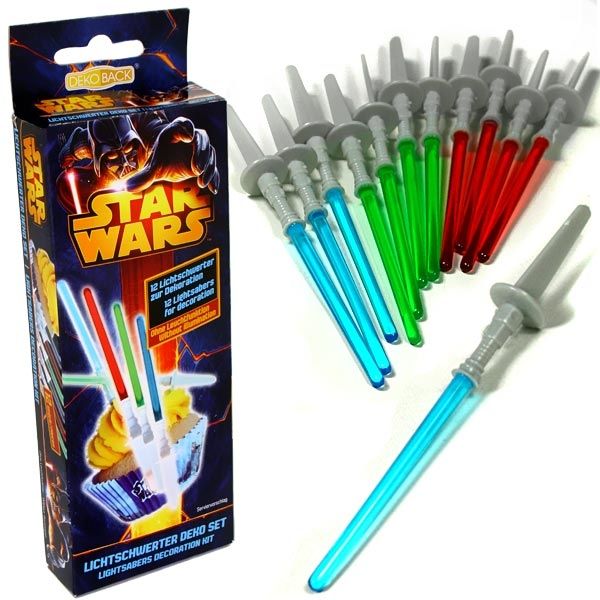 Star Wars Lichtschwerter, 12 Stück von Dekoback GmbH
