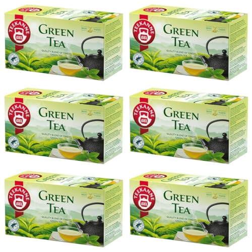 TEEKANNE - Green Tea - Natürliche Grüner Tee - 6 x 20 (Dekond gift) von Dekond