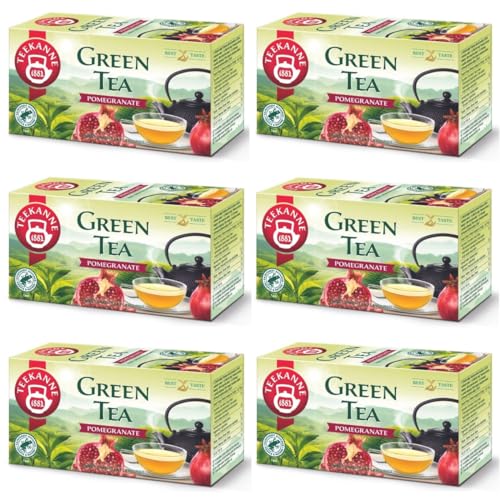 TEEKANNE-Green Tea Pomegranat-Grüner Tee mit Granatapfelgeschmack-6x20 (Dekond gift) von Dekond