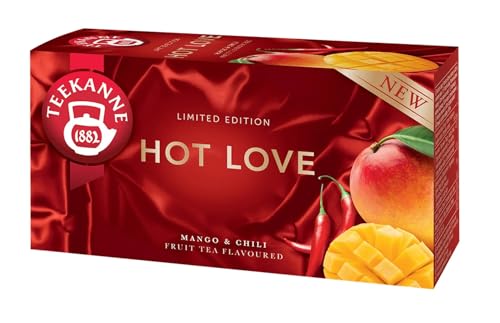 TEEKANNE Hot Love Tee mit Mango-Chili-Geschmack 6er Pack (20 x 2 g) mit Geschenk von DEKOND von Dekond