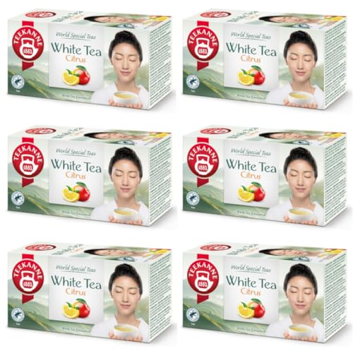 TEEKANNE - White Tea Citrus - Weißer Tee mit Zitronen&Mango - 6 x 20 (Dekond gift) von Dekond