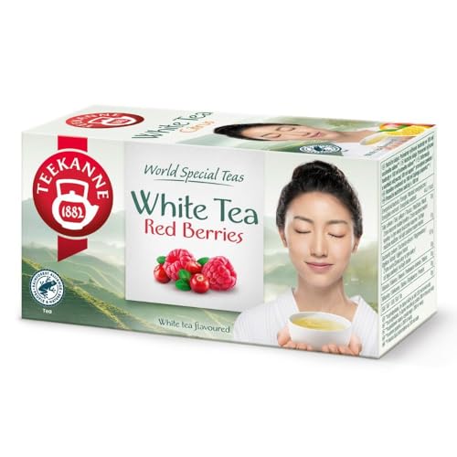 TEEKANNE-White Tea Red Berries-Weißer Tee mit Preiselbeer&Himbeer-6x20 (Dekond gift) von Dekond