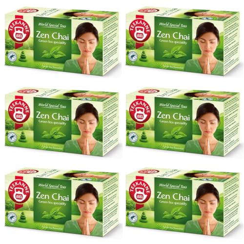 TEEKANNE - Zen-Chai Green Tea - Grüner Tee mit Zitronen&Mango - 6 x 20 (Dekond gift) von Dekond
