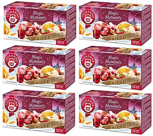 Teekanne Tee "Magic Moments" mit Orangen- und Rumtraubengeschmack (Geschenk von Dekond) 6 * 50g von Dekond