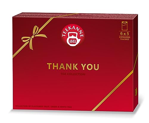 Teekanne "Thank you Collection" - Geschenkset mit 6 Teesorten (+Geschenk von Dekond) 56,25g von Teekanne