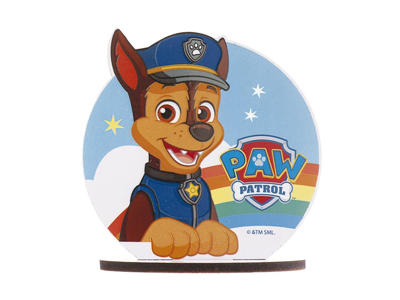 Cake Topper Chase Paw Patrol 12x12,5cm Cake Topper Chase Paw Patrol 12x12,5cm von Dekora