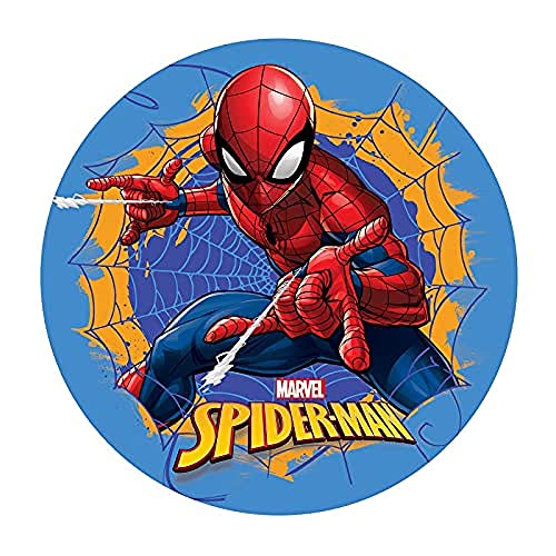 Dekora - 114398 Spiderman Tortenaufleger aus Esspapier|aus Reispapier, vegan, Butter| - 20 cm von dekora