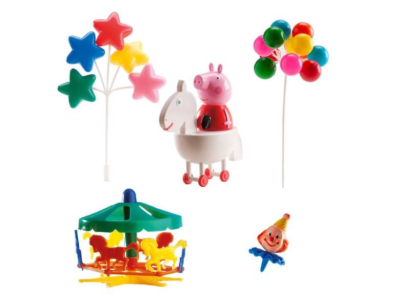 Dekorations-Kit Peppa Pig Pferd von Dekora