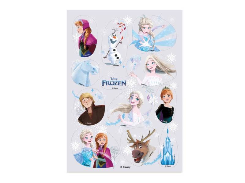 Muffinaufleger Frozen Eiskönigin Oblate 12 Stück von Dekora