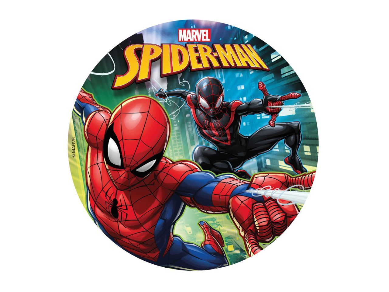 Tortenaufleger Spiderman Red and Black Oblate 20cm von Dekora