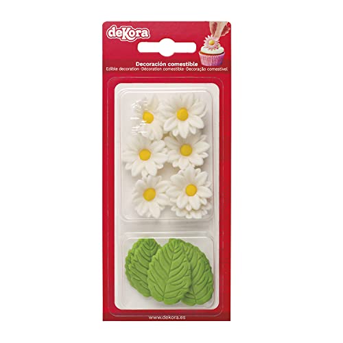 Dekozauber24 Essbare Blumen für die Torte, weiße Zuckerblumen, vegetarisch, 7 Blüten, mit 5 Blättern, essbare weisse Tortendeko für Muffins, Cupcakes, Torten und mehr Dekozauber24 Essbare Blumen für die Torte, weiße Zuckerblumen, vegetarisch, 7 Blüten, mit 5 Blättern, essbare weisse Tortendeko für Muffins, Cupcakes, Torten und mehr von Dekozauber24