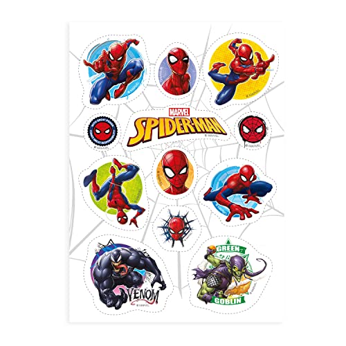 Dekozauber24 Spiderman Essbare Muffinaufleger, 12 Stück, zuckerfrei, Tortendeko Kindergeburtstag Muffin Cupcake Party Deko Superheld Dekozauber24 Spiderman Essbare Muffinaufleger, 12 Stück, zuckerfrei, Tortendeko Kindergeburtstag Muffin Cupcake Party Deko Superheld von Dekozauber24
