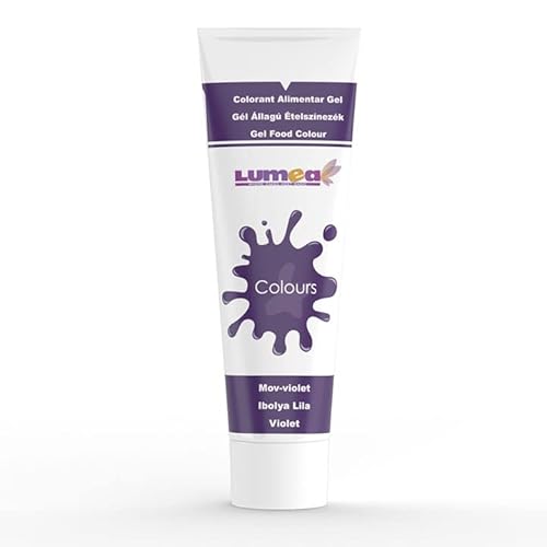 Dekozauber24 Lebensmittelfarbe lila, Gel, 30g, vegan, glutenfrei, wasserbasiert, essbare violette Farbe für Lebensmittel und Getränke sowie für Fondant, Buttercreme und mehr von Dekozauber24