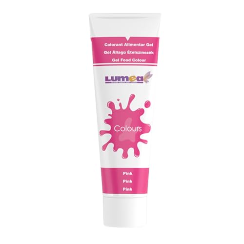 Dekozauber24 Lebensmittelfarbe pink, Gel, 30g, vegan, wasserbasiert, hochkonzentriert, essbare rosa Farbe für Lebensmittel, Getränke, Torten, Fondant und mehr - Backzubehör für essbare Tortendeko von Dekozauber24