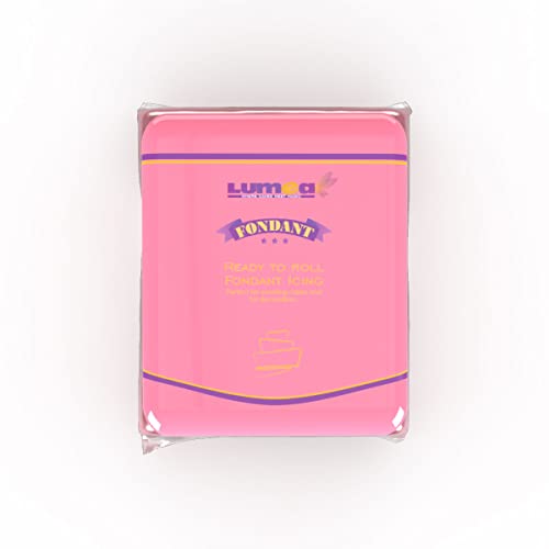 Premium Fondant mit Neon Effekt, 250g, Ausrollfondant, Tortendekoration, weich und biegsam (pink) von Dekozauber24