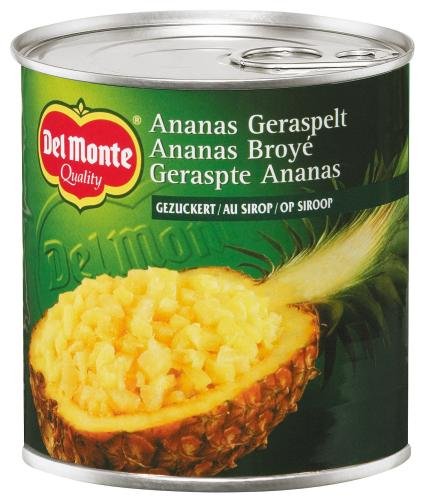 Del Monte Ananas geraspelt gezuckert, 12er Pack (12 x 446 ml Dose) von DEL MONTE