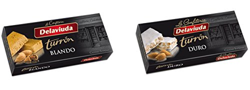 Delaviuda - Pas paket enthält Turron de Jijona + Turron de Alicante 200gr Supreme Qualität von Delaviuda