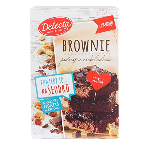Delecta BROWNIE Kuchen- Doppelschokolade 550g von Delecta