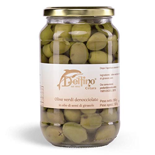 Eingelegte grüne Oliven von Delfino Battista