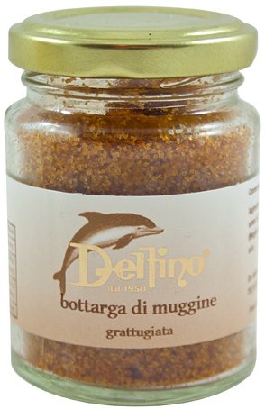 Geriebene "Bottarga di Muggine" von Delfino Battista