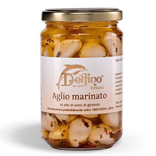 Marinierter Knoblauch - Karton 6 Stück von Delfino Battista