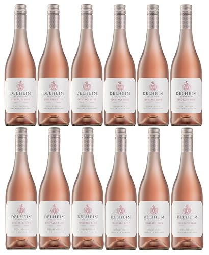 Delheim Pinotage Rosé Stellenbosch, Südafrika, Jahrgang 2024 (12 x 0,75 l) von Delheim Wines, Südafrika