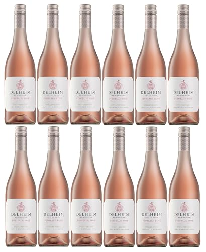 Delheim Pinotage Rosé Stellenbosch, Südafrika, Jahrgang 2023 (12 x 0,75 l) von Delheim Wines, Südafrika