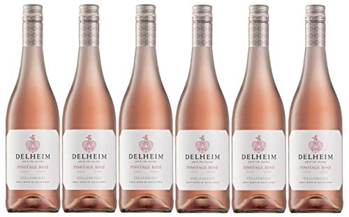Delheim Pinotage Rosé Stellenbosch, Südafrika, Jahrgang 2023 (6 x 0,75 l) von Delheim Wines, Südafrika