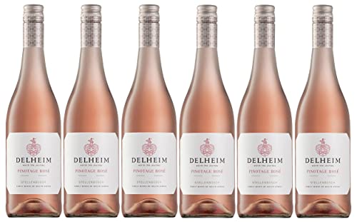 Delheim Pinotage Rosé Stellenbosch, Südafrika, Jahrgang 2024 (6 x 0,75 l) von Delheim Wines, Südafrika