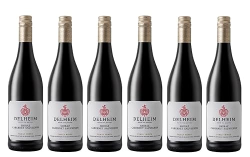 6x 0,75l - 2021er - Delheim - Shiraz & Cabernet Sauvignon - Coastal Region W.O. - Südafrika - Rotwein trocken 6x 0,75l - 2021er - Delheim - Shiraz & Cabernet Sauvignon - Coastal Region W.O. - Südafrika - Rotwein trocken von Delheim