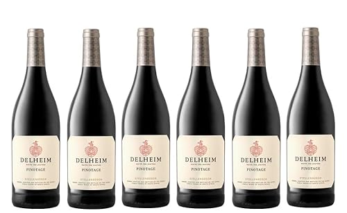 6x 0,75l - 2023er - Delheim - Pinotage - Stellenbsoch W.O. - Südafrika - Rotwein trocken von Delheim
