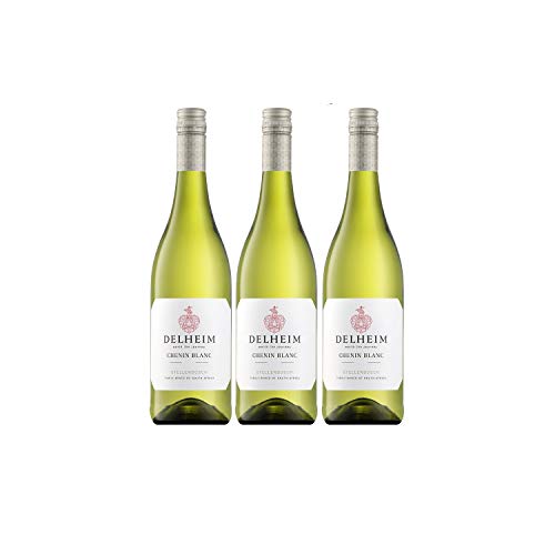 Delheim Chenin Blanc Coastal Region Weißwein Wein trocken Südafrika I Versanel Paket (3 x 0,75l) von Delheim
