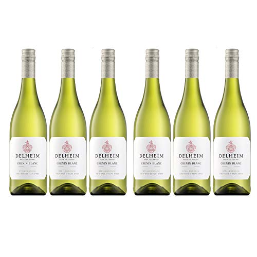 Delheim Chenin Blanc Coastal Region Weißwein Wein trocken Südafrika I Versanel Paket (6 x 0,75l) von Delheim