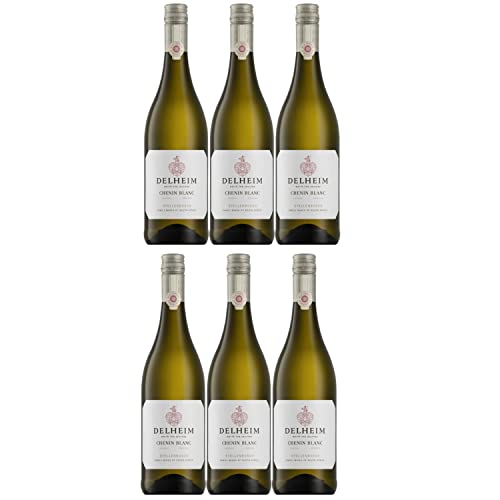 Delheim Chenin Blanc Wild Ferment Stellenbosch Weißwein Wein trocken Südafrika I Versanel Paket (6 x 0,75l) von Delheim