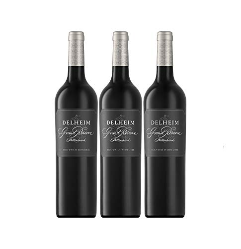 Delheim Grand Reserve Cabernet Sauvignon Stellenbosch Rotwein südafrikanischer Wein trocken Südafrika (3 Flaschen) von Delheim
