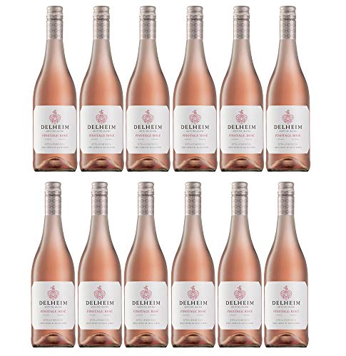 Delheim Pinotage Rosé Coastal Region Rose südafrikanischer Wein trocken (12 Flaschen) von Delheim