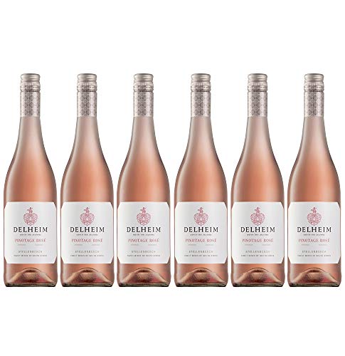 Delheim Pinotage Rosé Coastal Region Rose südafrikanischer Wein trocken (6 Flaschen) von Delheim