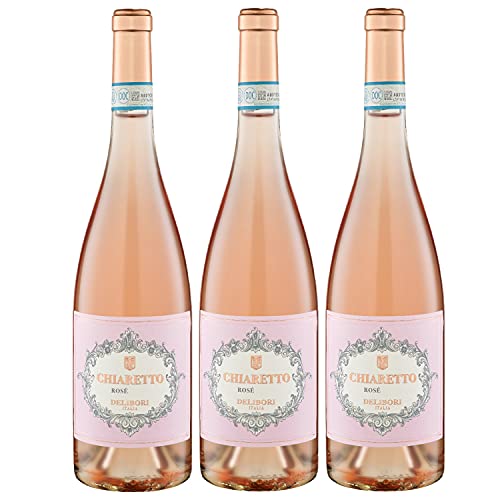 Delibori Authentique Bardolino Chiaretto DOC Roséwein Wein trocken Italien (3 Flaschen) von Delibori