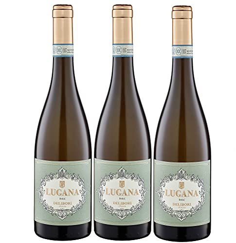 Delibori Authentique Lugana DOC Weißwein Wein trocken Italien (3 Flaschen) von Delibori