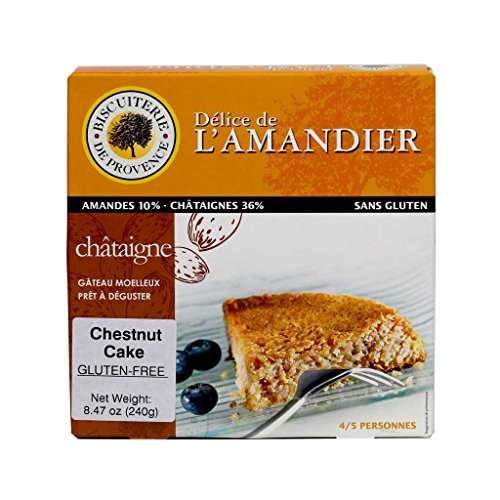 Delice de l'amandier glutenfreie provenzalische Kuchenspezialität mit Kastanien, 1er Pack (1 x 240 g) von Biscuiterie de Provence