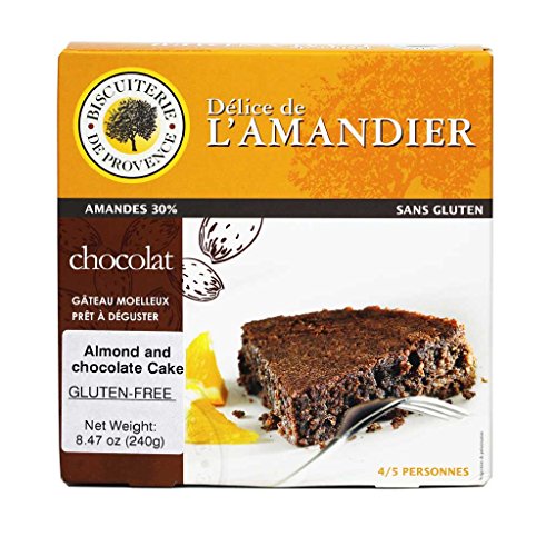 Delice de l'amandier glutenfreie provenzalische Kuchenspezialität mit Schokolade und Mandel, 1er Pack (1 x 240 g) von Delice de l'amandier